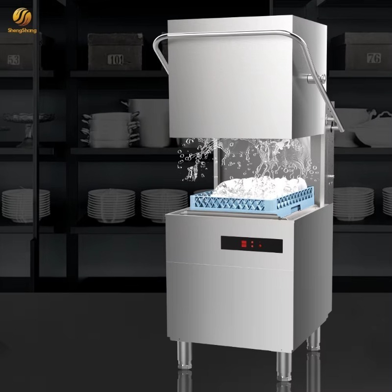 Commercial Kitchen Installation - Commercial Dishwasher, Electric Stainless Steel Kitchen