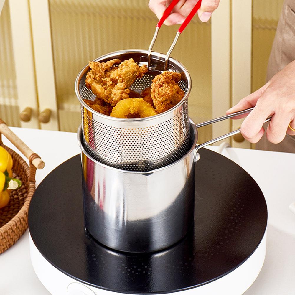 Commercial Kitchen Cooking - Stainless Steel Deep Fryer Pot With