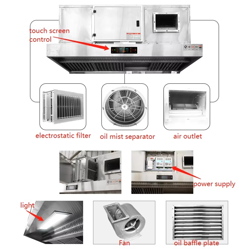 Commercial Customizable Restau - Commercial Kitchen Chimney ulasan dan harga