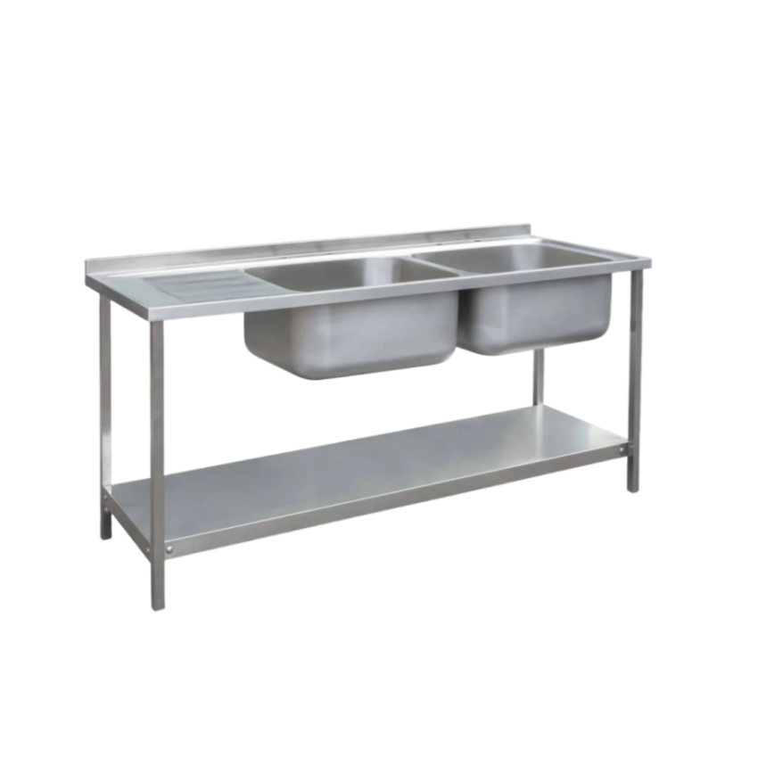 Commercial Restaurant Kitchen  - Commercial Kitchen Double Sink ulasan dan harga