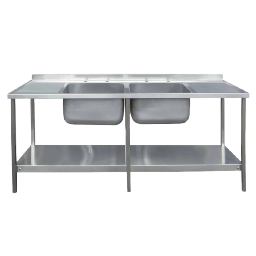 Commercial Restaurant Kitchen  - Commercial Kitchen Double Sink ulasan dan harga