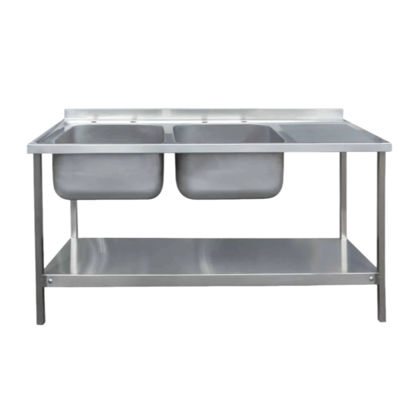 Commercial Restaurant Kitchen  - Commercial Kitchen Double Sink ulasan dan harga