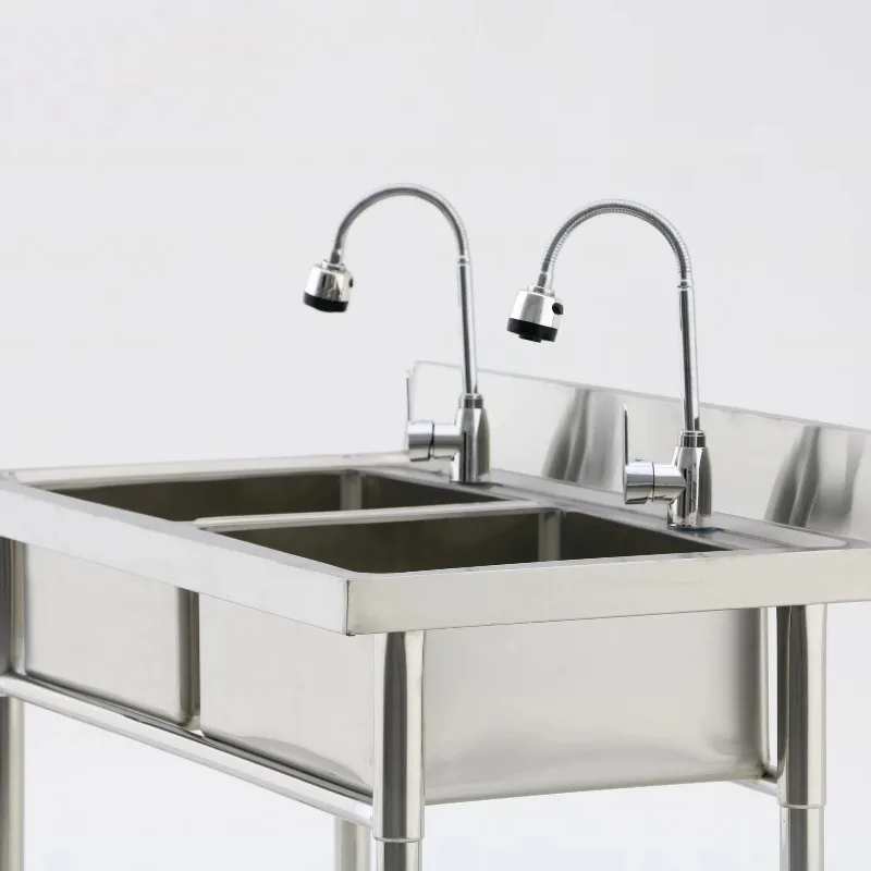 Commercial Kitchen Equipment R - Commercial Kitchen Double Sink ulasan dan harga