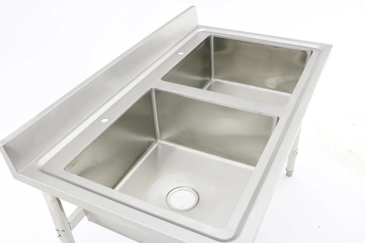 Commercial Kitchen Equipment R - Commercial Kitchen Double Sink ulasan dan harga