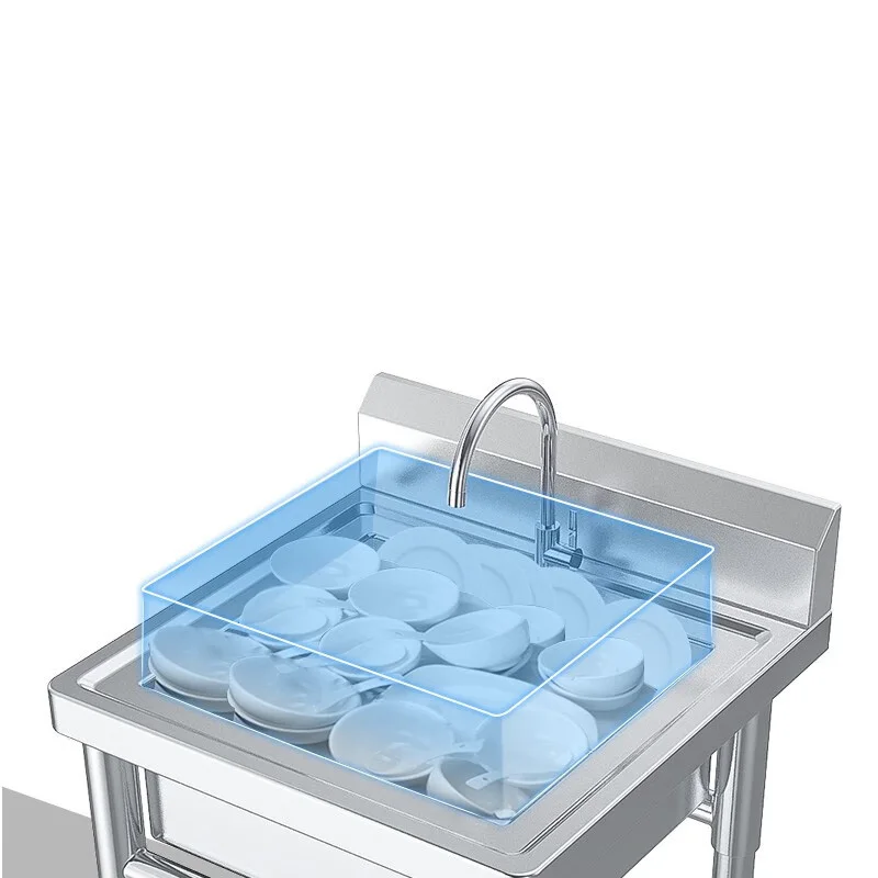 Kitchen Sink—Commercial Cafete - Commercial Kitchen Double Sink ulasan dan harga
