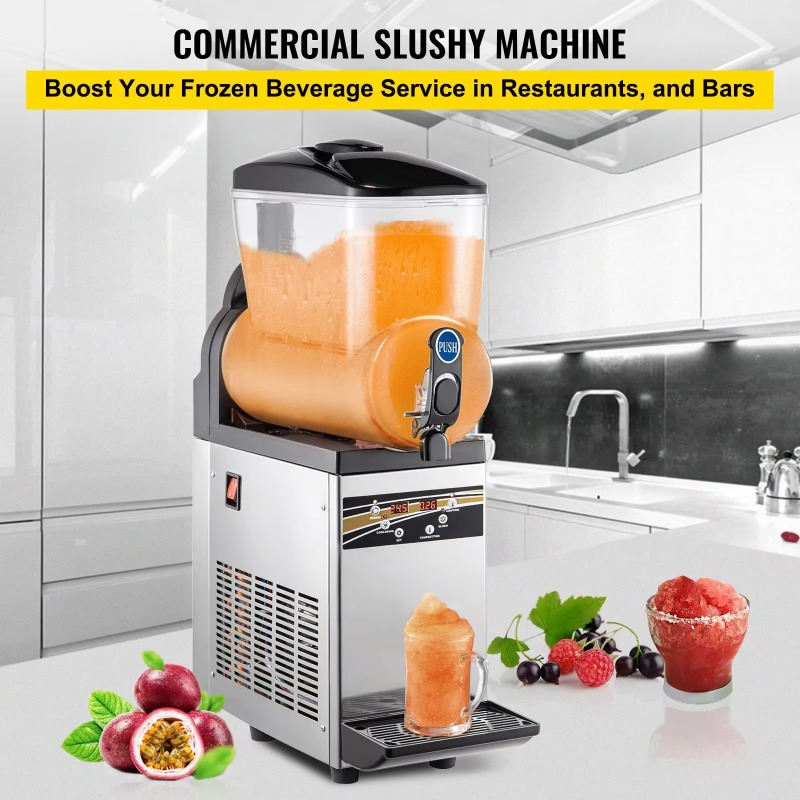 2026VEVOR Commercial Slushy Ic - Commercial Ice Maker ulasan dan harga
