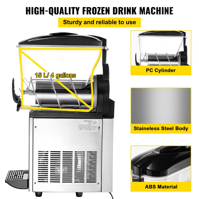 2026VEVOR Commercial Slushy Ic - Commercial Ice Maker ulasan dan harga