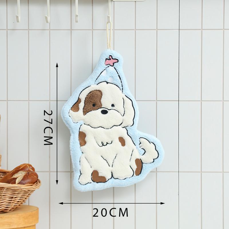 New Soft Coral Fleece Hand Tow - Commercial Kitchen Items ulasan dan harga