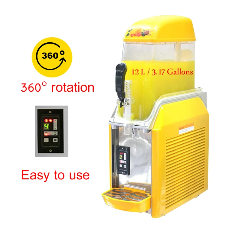 Big Capacity 12L Slush Machine - Commercial Ice Maker ulasan dan harga