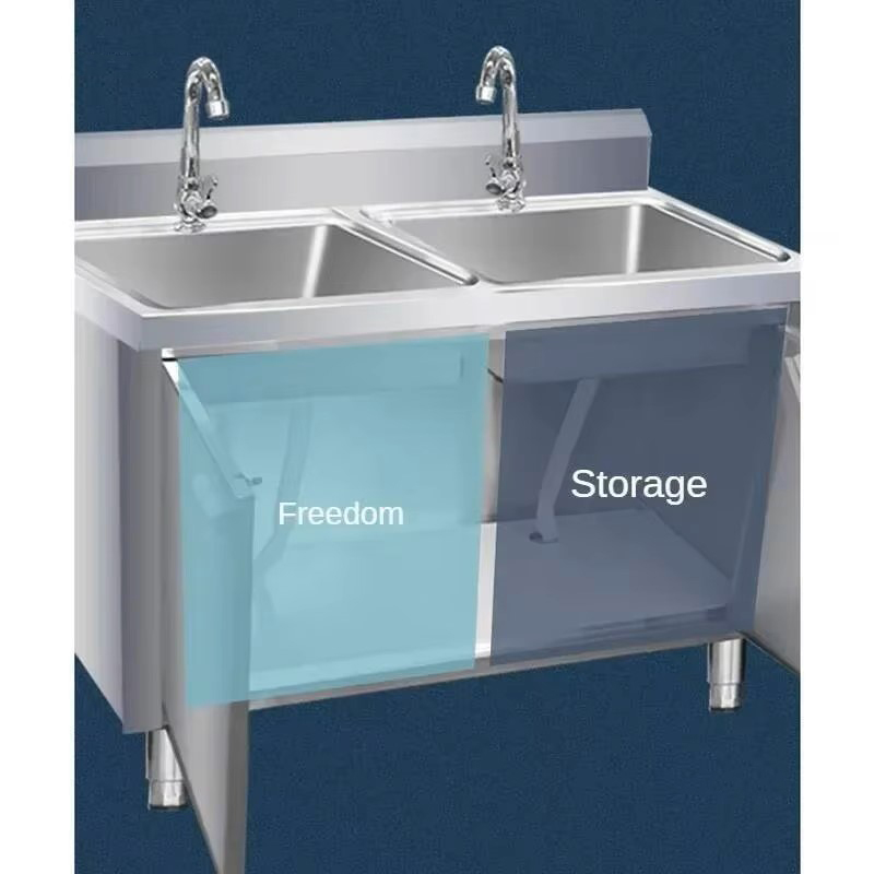 Commercial Metal Kitchen Sinks - Commercial Kitchen Double Sink ulasan dan harga