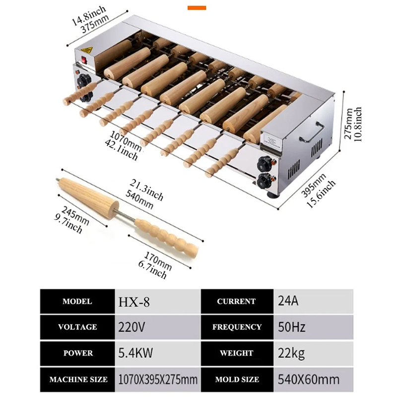 Chimney Cake Machine Commercia - Commercial Kitchen Chimney ulasan dan harga