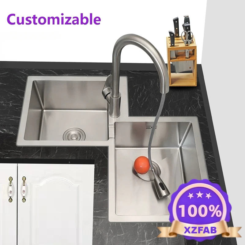 Factory Direct 2026 Long - las - Commercial Kitchen Double Sink ulasan dan harga