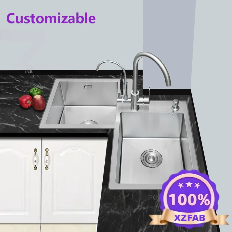 Factory Direct 2026 Long - las - Commercial Kitchen Double Sink ulasan dan harga