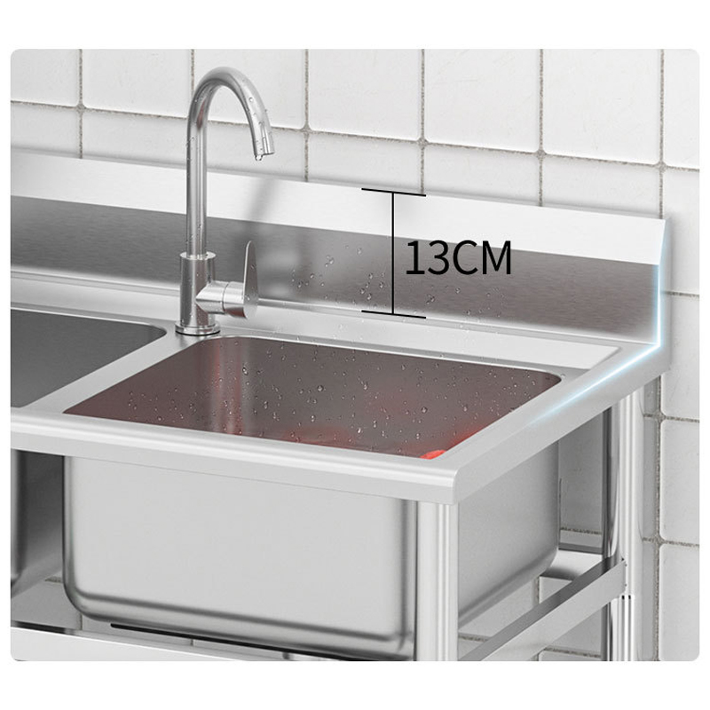 2026-stainless steel pool kitc - Commercial Kitchen Double Sink ulasan dan harga