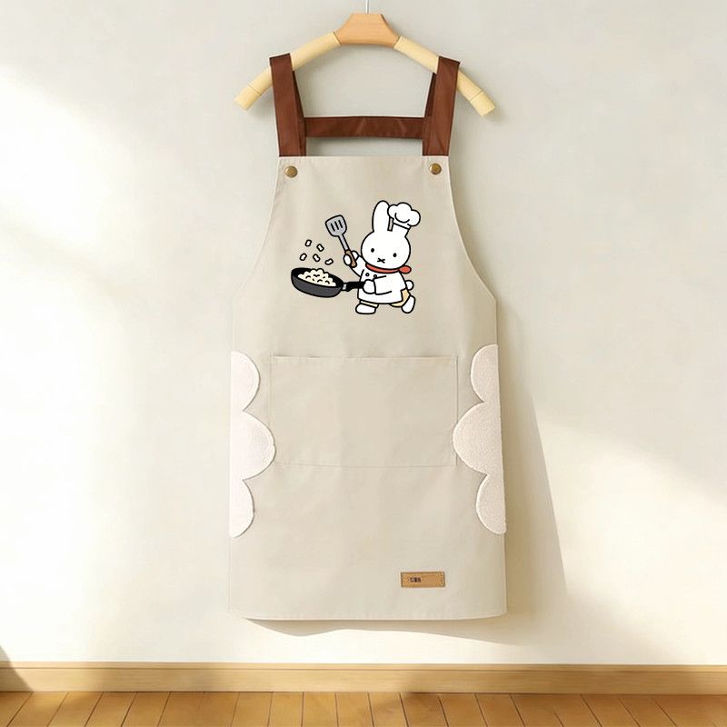 New Cartoon Miffy Rabbit Apron - Commercial Kitchen Items ulasan dan harga