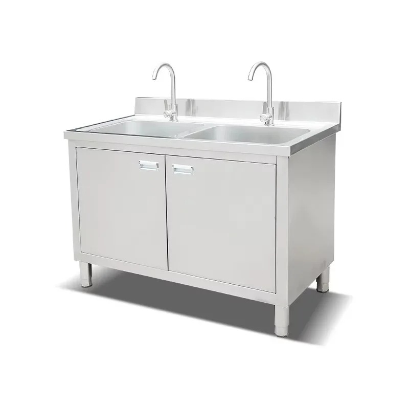 Commercial Stainless Steel Sin - Commercial Kitchen Double Sink ulasan dan harga