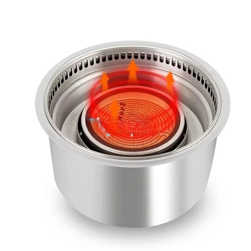 New Commercial 1500W Round Ele - Commercial Kitchen Installation ulasan dan harga