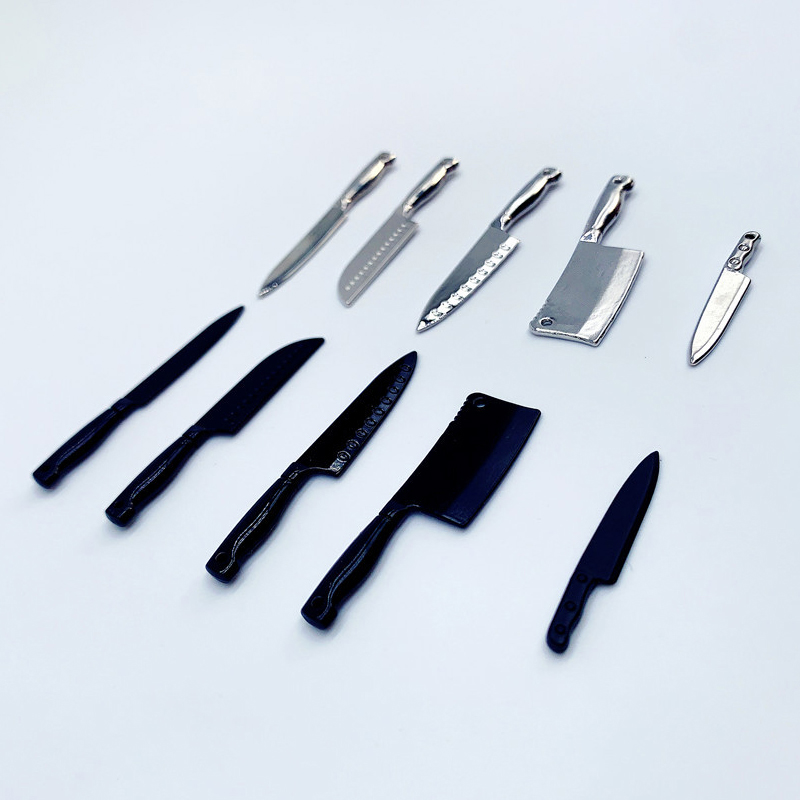 1/12 Dollhouse Mini Knives Mod - Commercial Kitchen Cooking ulasan dan harga