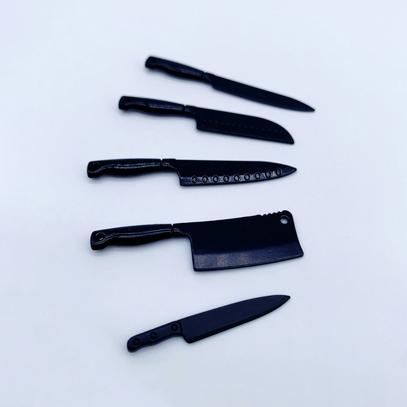 1/12 Dollhouse Mini Knives Mod - Commercial Kitchen Cooking ulasan dan harga