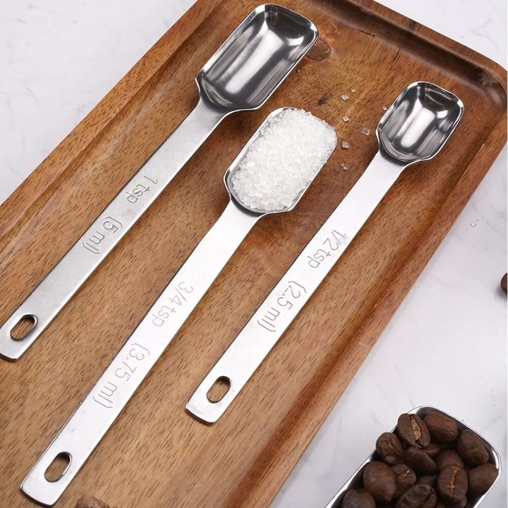 6Pcs Stainless Steel Measuring - Commercial Kitchen Products ulasan dan harga