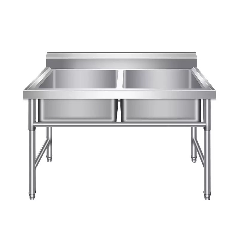 Commercial Kitchen Stainless S - Commercial Kitchen Double Sink ulasan dan harga