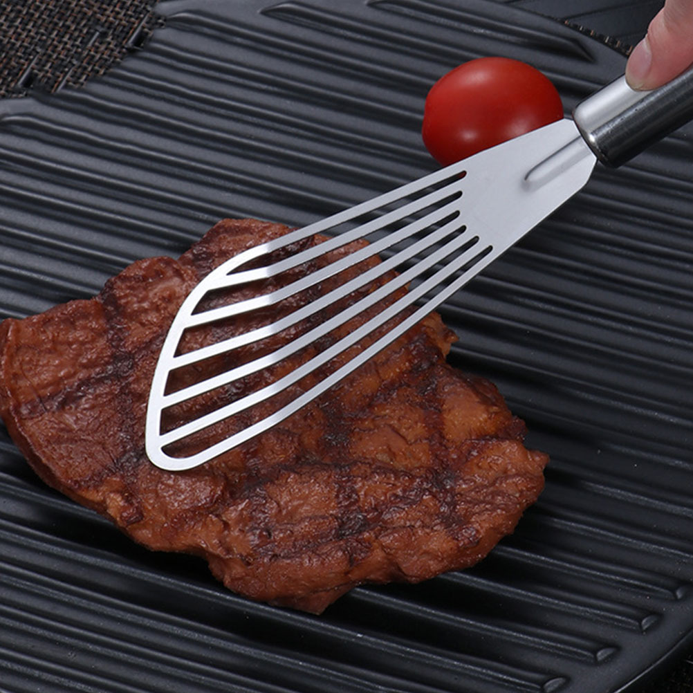 3pcs Stainless Steel Spatula F - Commercial Kitchen Cooking ulasan dan harga