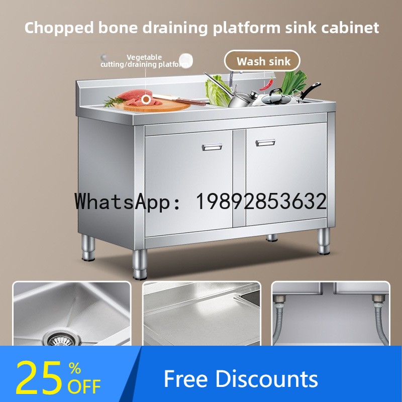 CZ Modern Minimalist 304 Stain - Commercial Kitchen Double Sink ulasan dan harga