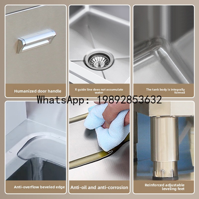 CZ Modern Minimalist 304 Stain - Commercial Kitchen Double Sink ulasan dan harga