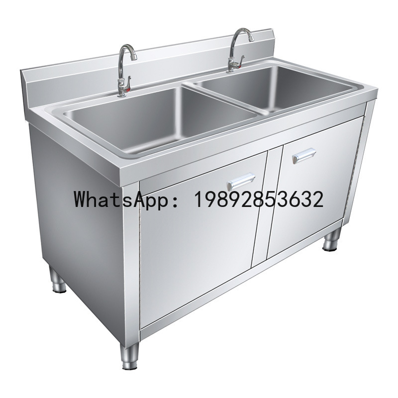 CZ Modern Minimalist 304 Stain - Commercial Kitchen Double Sink ulasan dan harga